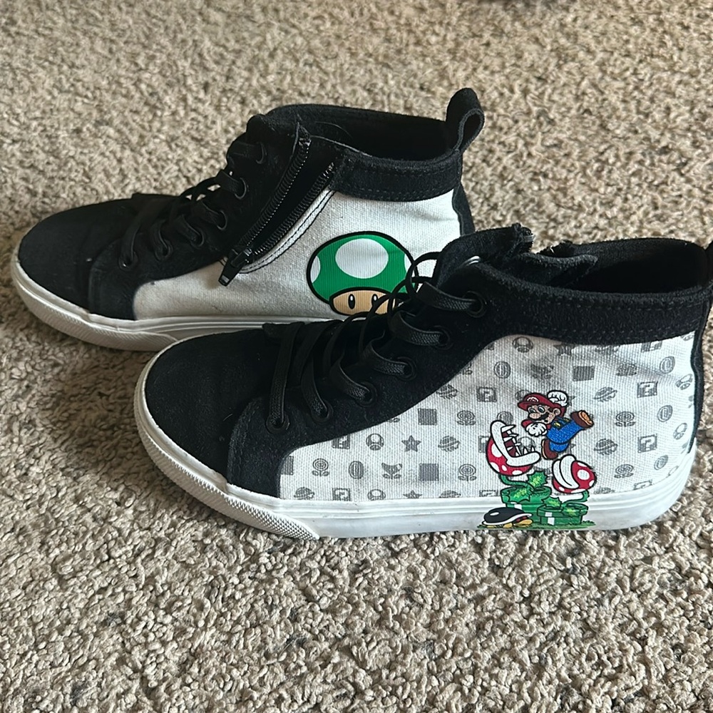 Ground Up Mario Sneakers. Size 3.